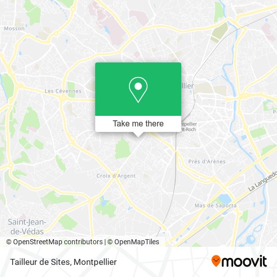 Tailleur de Sites map