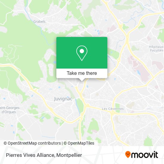 Pierres Vives Alliance map