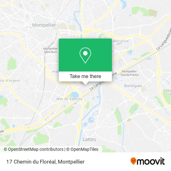 17 Chemin du Floréal map