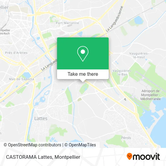 CASTORAMA Lattes map