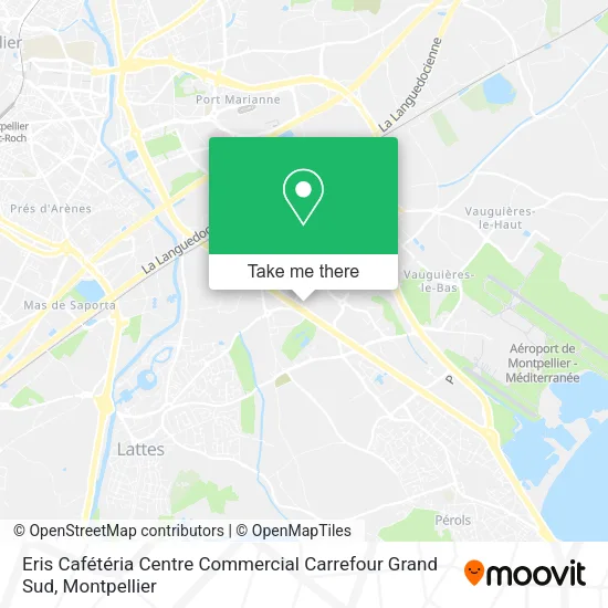 Eris Cafétéria Centre Commercial Carrefour Grand Sud map