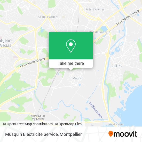 Mapa Musquin Electricité Service