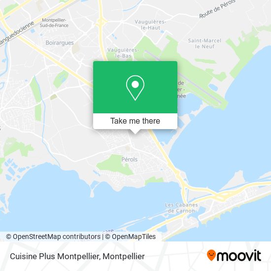 Cuisine Plus Montpellier map