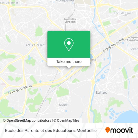 Ecole des Parents et des Educateurs map