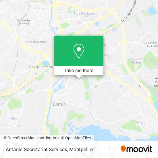 Antares Secretariat Services map