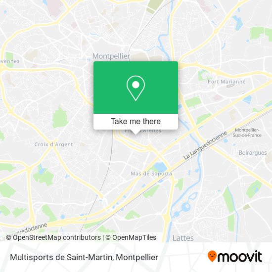 Multisports de Saint-Martin map