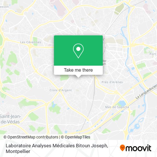 Laboratoire Analyses Médicales Bitoun Joseph map