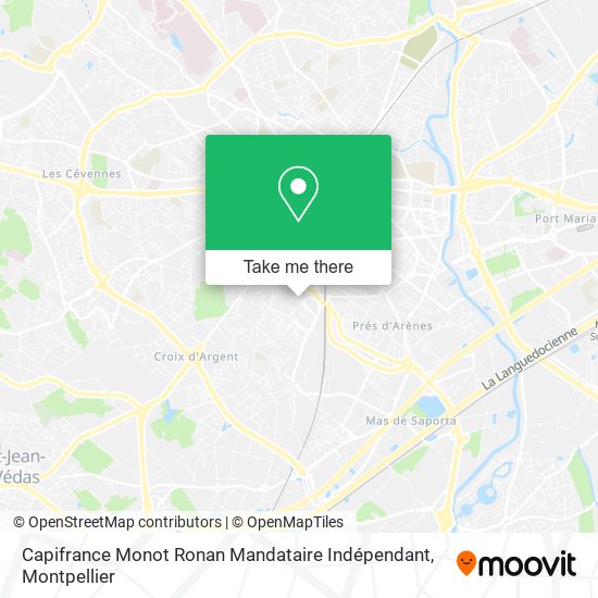 Capifrance Monot Ronan Mandataire Indépendant map