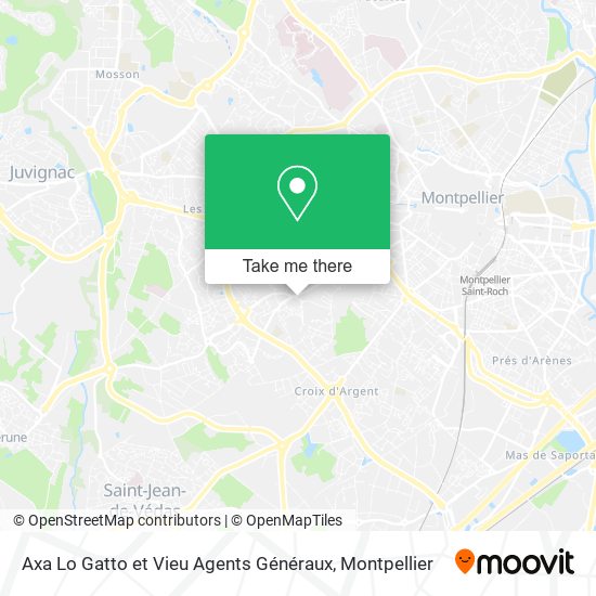 Axa Lo Gatto et Vieu Agents Généraux map