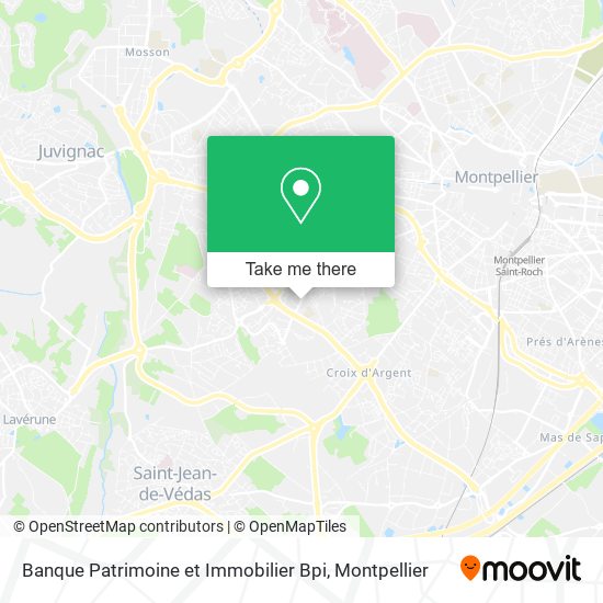 Banque Patrimoine et Immobilier Bpi map