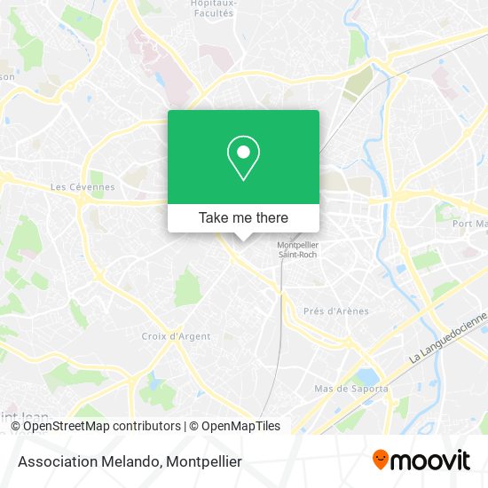 Association Melando map