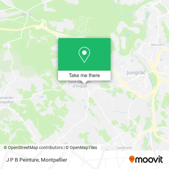 J P B Peinture map