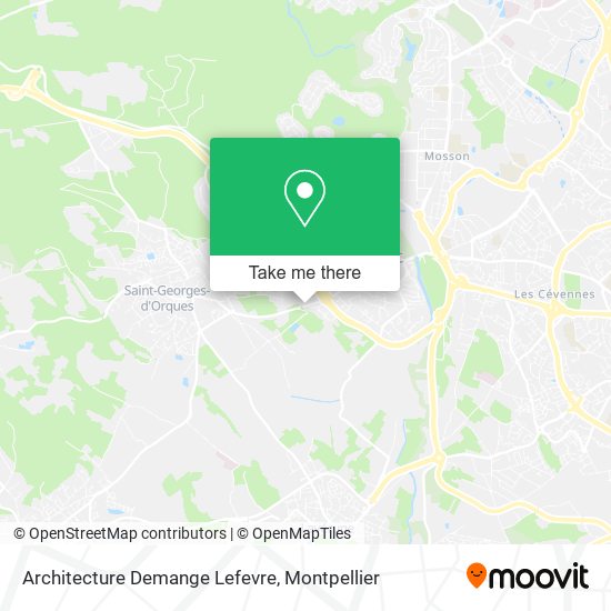 Architecture Demange Lefevre map
