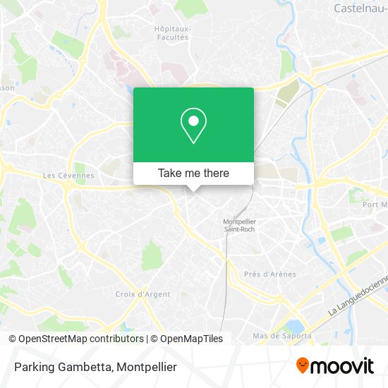 Parking Gambetta map