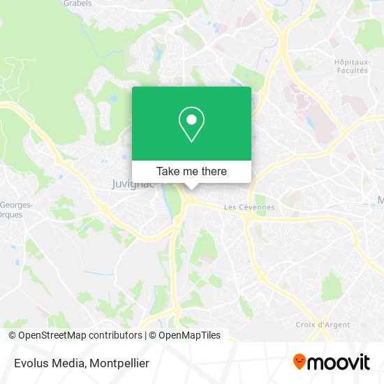 Evolus Media map