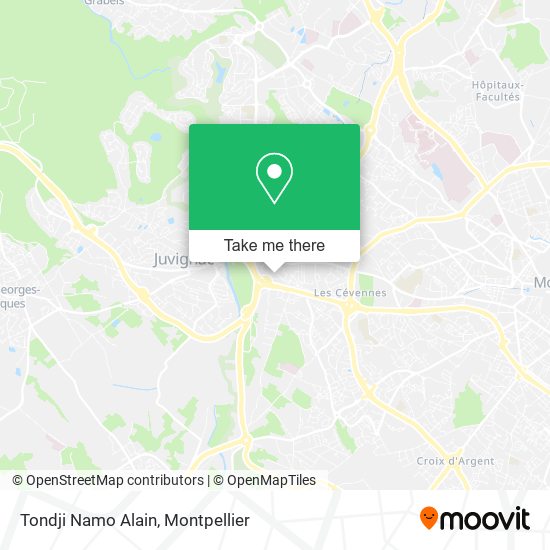 Tondji Namo Alain map