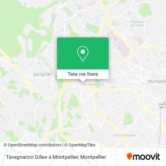 Tavagnacco Gilles à Montpellier map