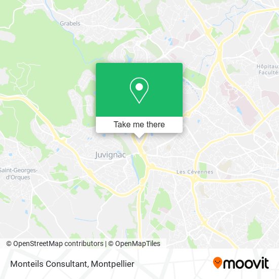 Monteils Consultant map