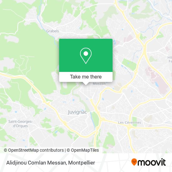 Alidjinou Comlan Messan map