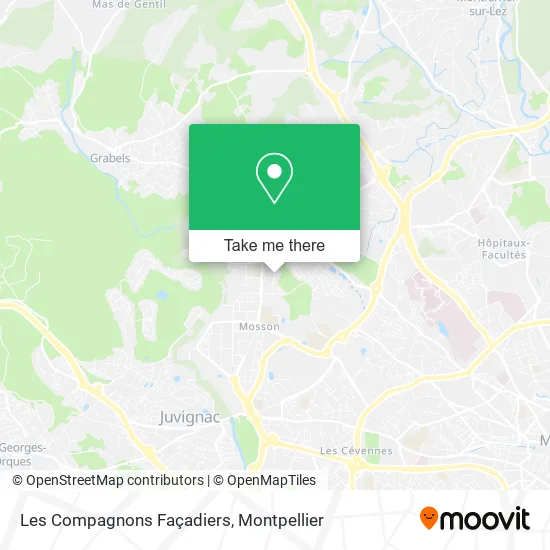 Les Compagnons Façadiers map