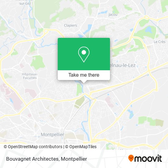 Bouvagnet Architectes map
