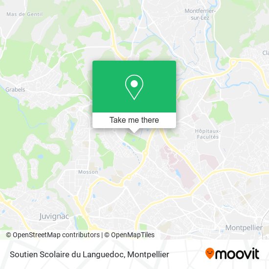 Mapa Soutien Scolaire du Languedoc