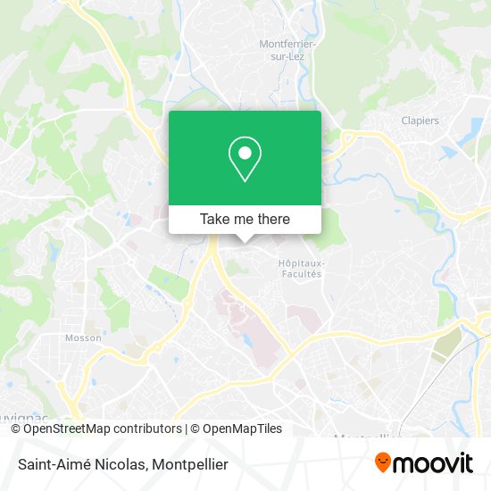 Saint-Aimé Nicolas map