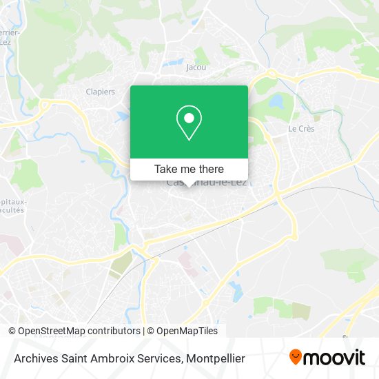 Archives Saint Ambroix Services map