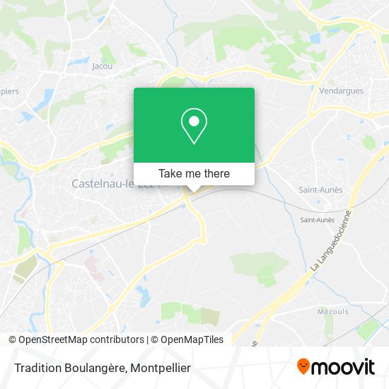 Tradition Boulangère map