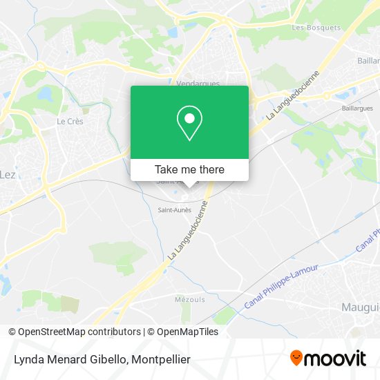 Lynda Menard Gibello map