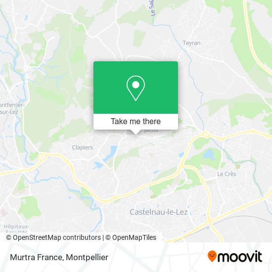 Murtra France map