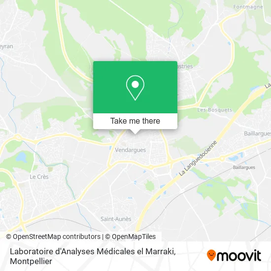 Laboratoire d'Analyses Médicales el Marraki map