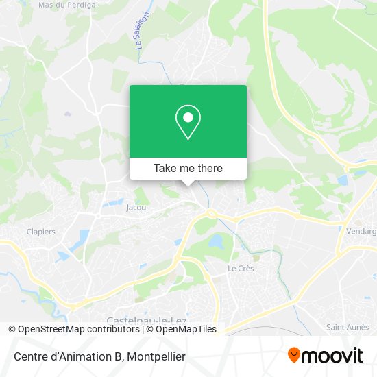 Centre d'Animation B map