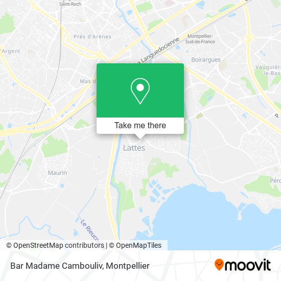 Bar Madame Cambouliv map