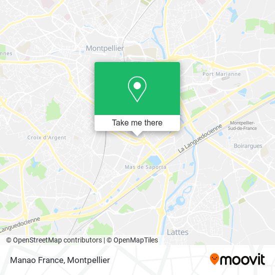 Manao France map