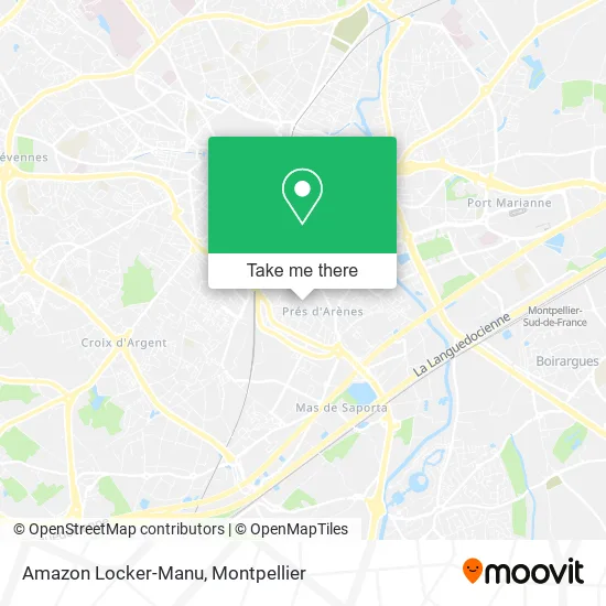 Amazon Locker-Manu map