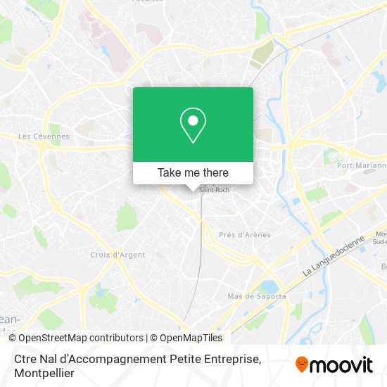 Ctre Nal d'Accompagnement Petite Entreprise map