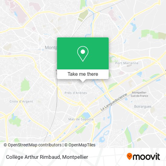 Collège Arthur Rimbaud map