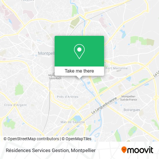 Résidences Services Gestion map