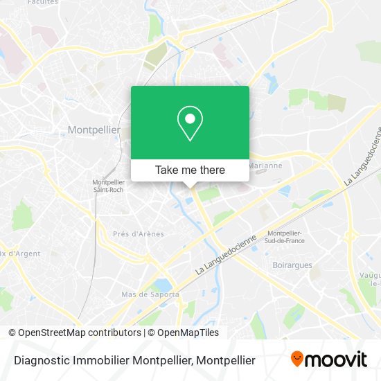 Diagnostic Immobilier Montpellier map