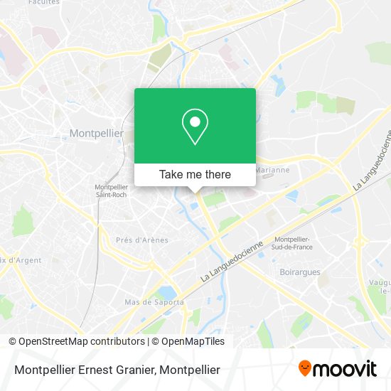 Montpellier Ernest Granier map