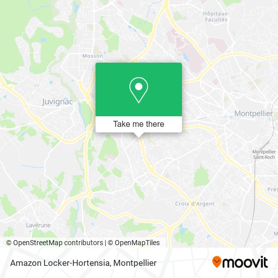 Amazon Locker-Hortensia map