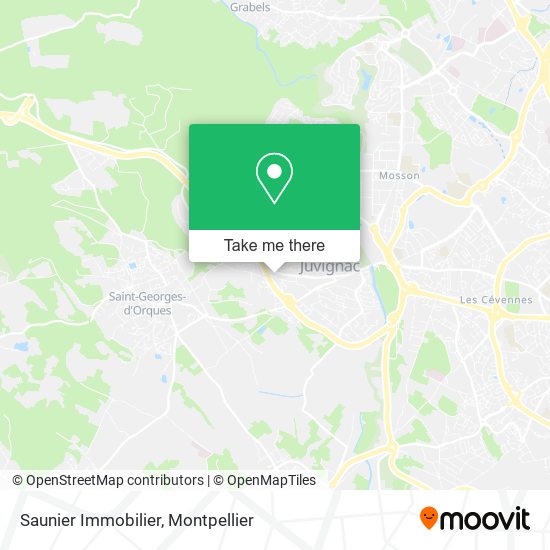 Saunier Immobilier map