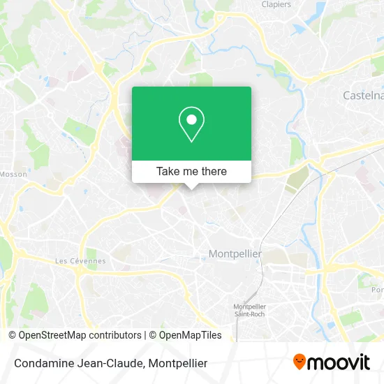 Condamine Jean-Claude map