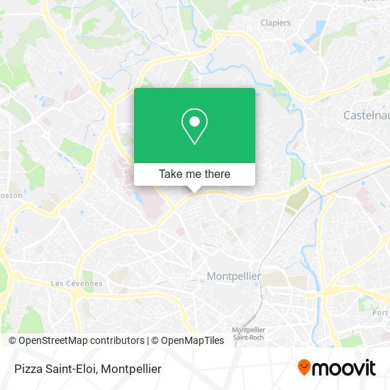 Pizza Saint-Eloi map