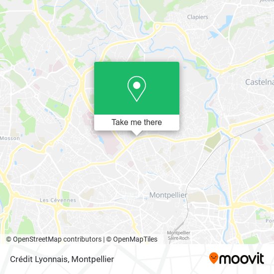 Crédit Lyonnais map