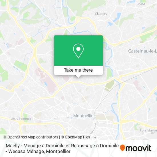 Maelly - Ménage à Domicile et Repassage à Domicile - Wecasa Ménage map
