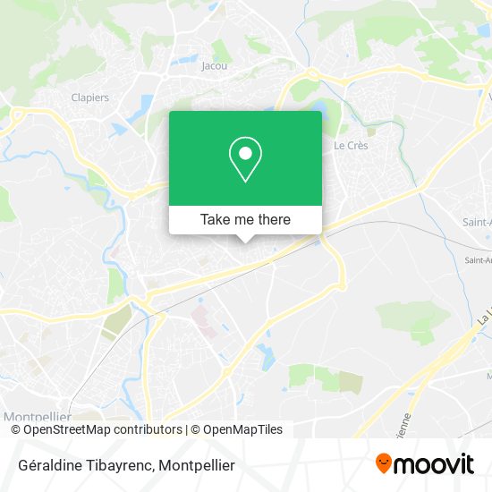 Géraldine Tibayrenc map