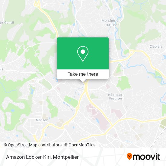 Amazon Locker-Kiri map