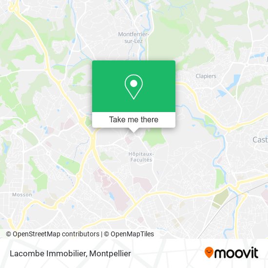 Lacombe Immobilier map